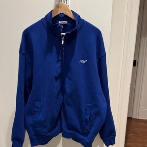 Kith Men’s Royal Blue Zip-Up Jacket - xL